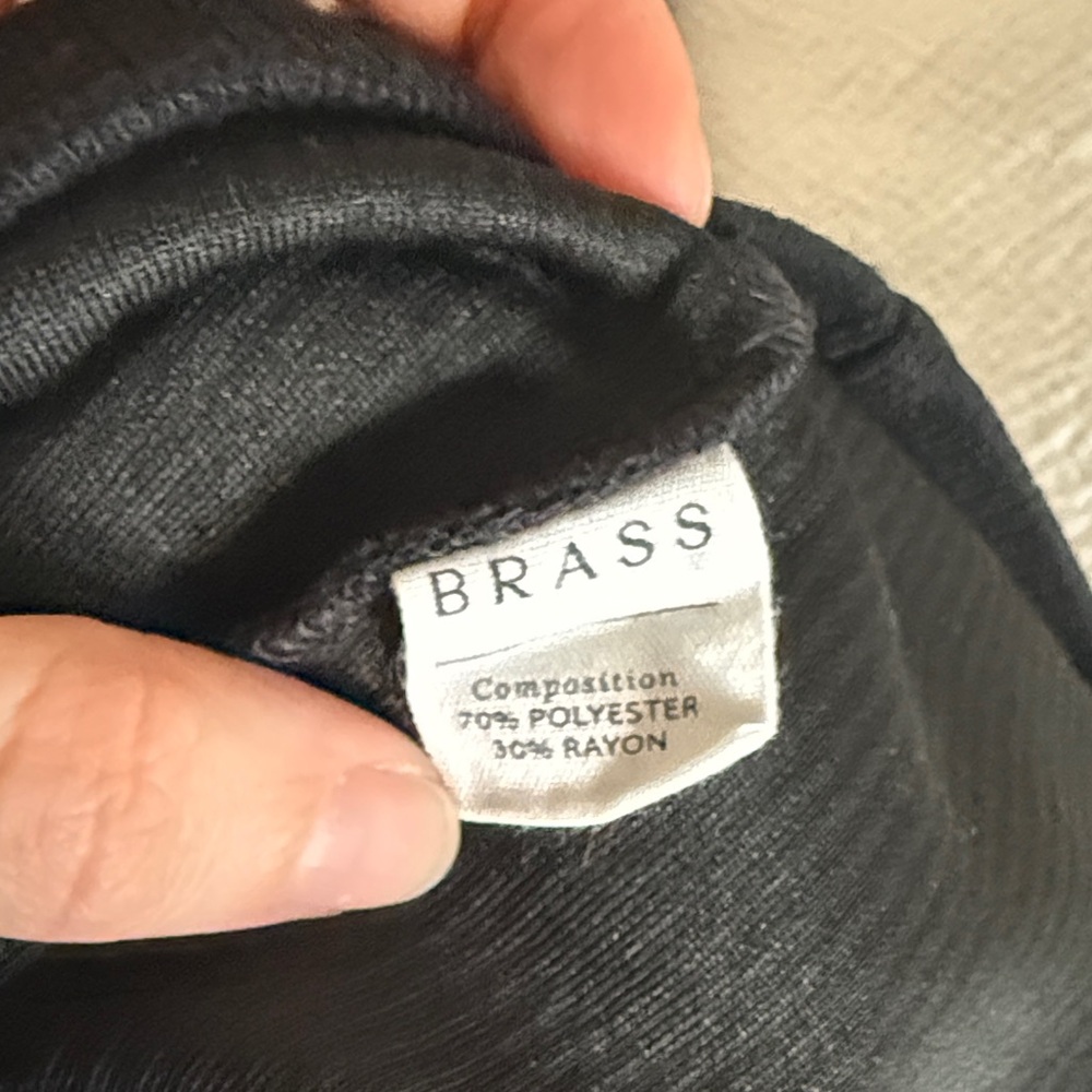 BRASS Black Dress. Small - Picture 5 of 5